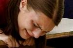 punished schoolgirls crying on their desks from www.lupus-spanking.com